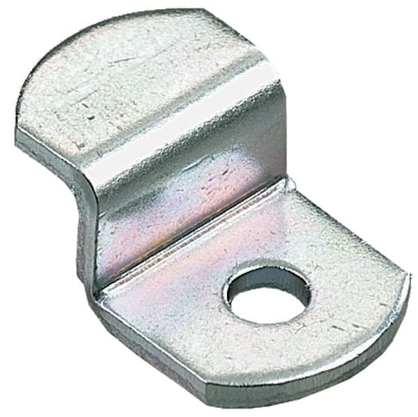 Mirror Clips Metal 1/4" Thick, Anochrome