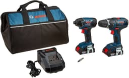 Bosch 18V 2 TOOL KIT (2) 2.0Ah BATTERIES, CLPK232-181