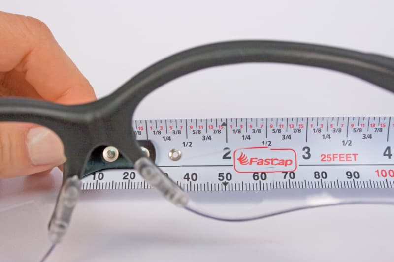 Safety Glass, Anti-Fog, Clear +2.5 Diopter