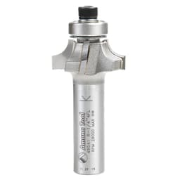 Amana 1-1/8" x 1/4" Radius Corner Rounding/Beading Router Bit, 4-Flute, 1/2" Shank