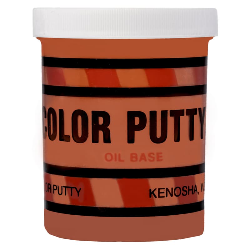 Wood Fillers Putty Solvent Oil Based - Redwood, 1 lb