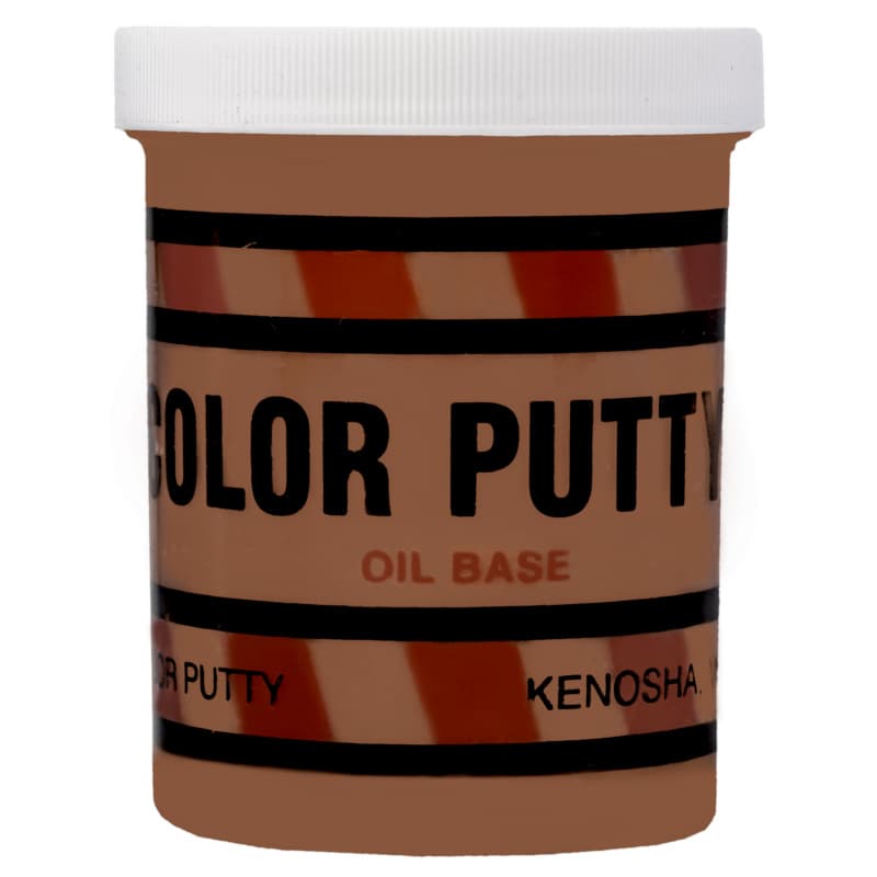 Wood Fillers Putty Solvent Oil Based - Mahogany, 1 lb