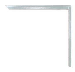 18" Hybrid L-Bracket, White Finish