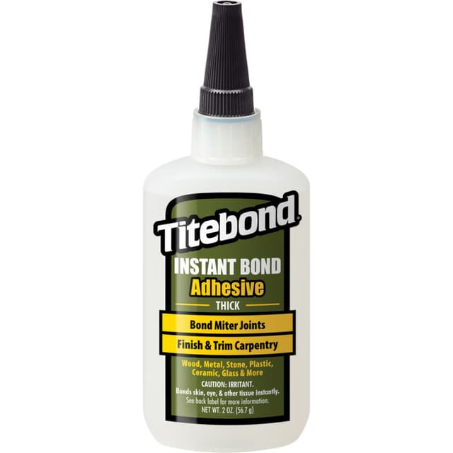 Two Part Super Glue Adhesive System Thin Formula - Thick Adhesive, 2 oz