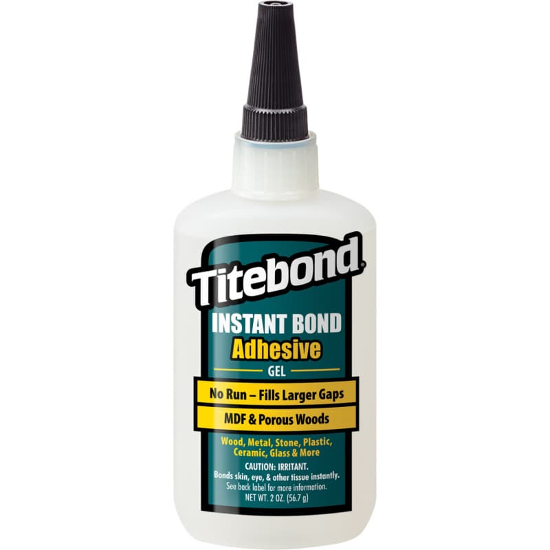 Two Part Super Glue Adhesive System Thin Formula - Gel Adhesive, 2 oz