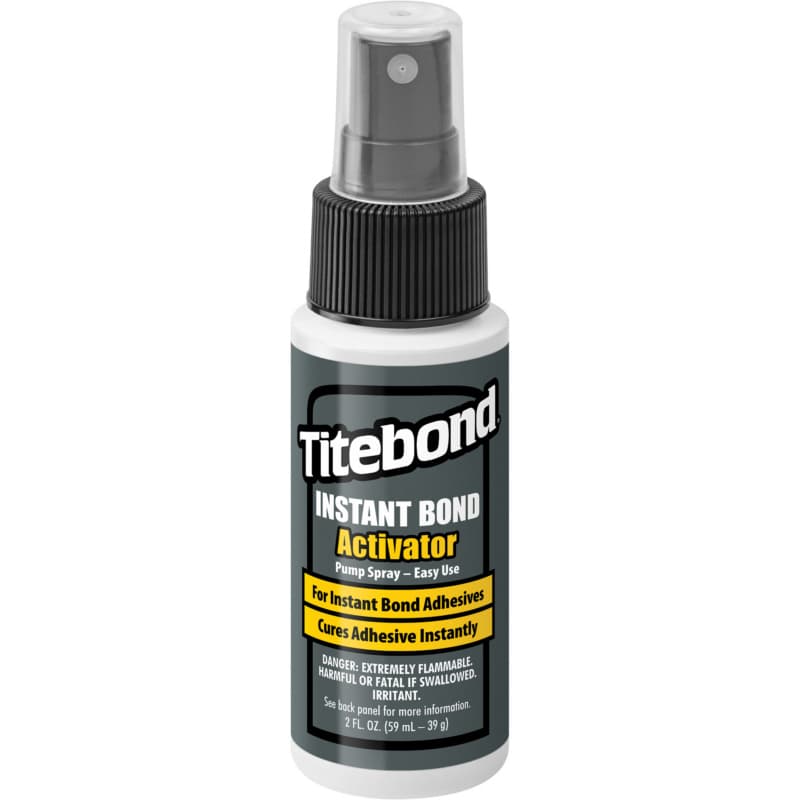 Titebond Instant Bond Activator Wood Glue, Clear, 2 oz Bottle