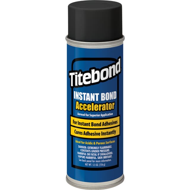 Titebond Instant Bond Activator Wood Glue, Clear, 5.5 oz Bottle