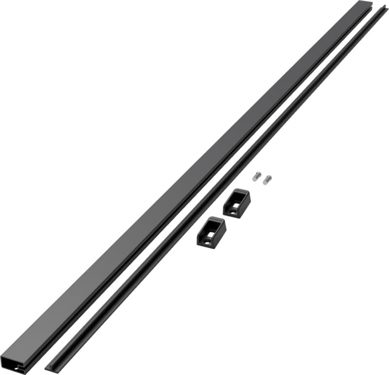 CONERO 48" Closet Rod Set, Powder Black, Kessebohmer, 2398667021