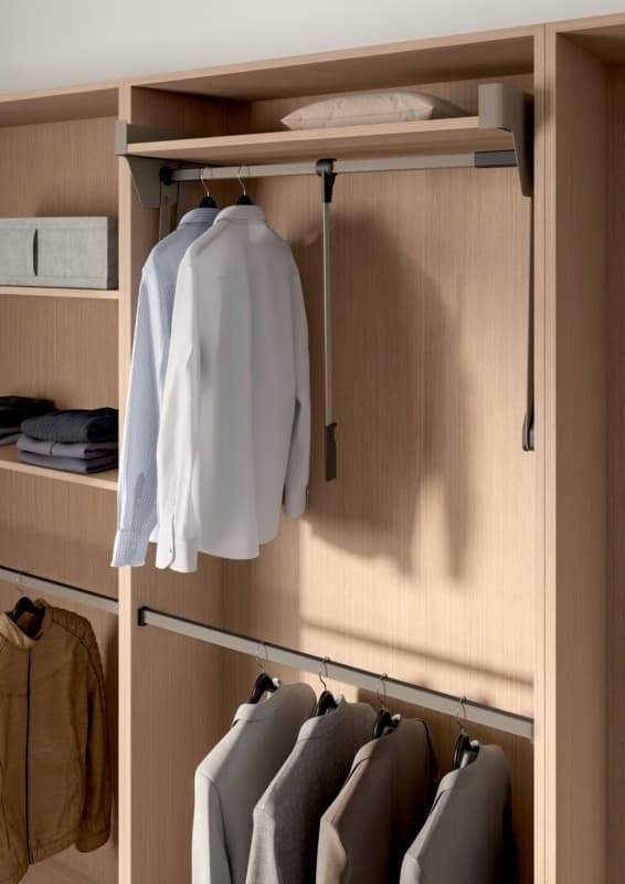 CONERO 32-5/16" Long Handle Clothes Lift, Champagne, 2814449853