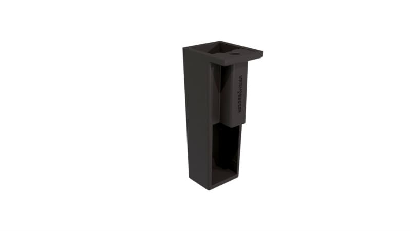 CONERO Closet Rod Flange Set, 20/Bag, Kessebohmer, 2816707818