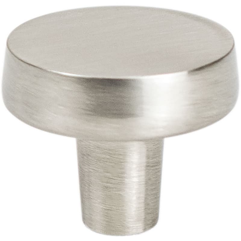 Transitional Advantage Four 1-7/32" Dia Brushed Nickel Knob