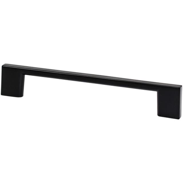 Transitional Advantage Four 128mm CC Matte Black Rectangle Pull