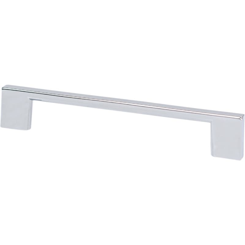 Transitional Advantage Four 128mm CC Polished Chrome Rectangle Pull