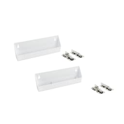Rev-A-Shelf LD6572 Series White 11"L x 2-1/8"D x 3-3/16"H x Sink Tip Out Tray, No Tab Stop - LD-6572-11-11-1