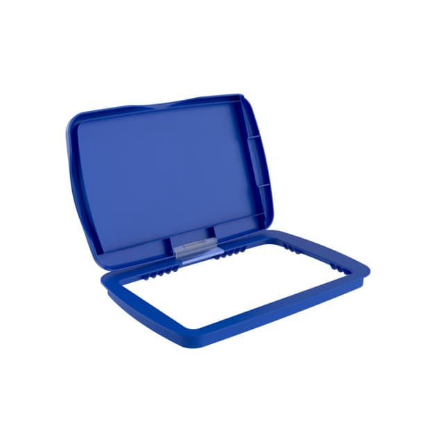 Rev-A-Shelf RV Series 32 quart Blue Trash Bins Lids, 11-1/4"W x 2-1/4"H x 15-1/4"D - RV-32-LID-22-1