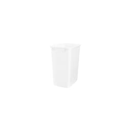 Rev-A-Shelf RV Series 35 quart White Trash Can, 17-7/8"H - RV-35-52