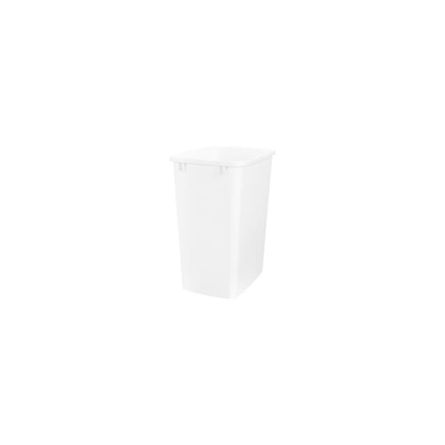 Rev-A-Shelf RV Series 35 quart White Trash Can, 17-7/8"H - RV-35-52