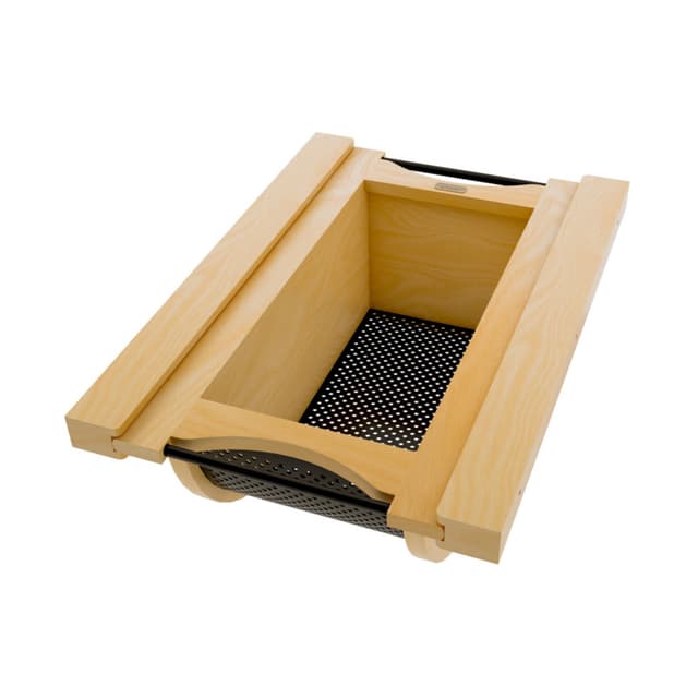 Rev-A-Shelf 4SSB Maple 14-11/16" Produce Basket Pull-Out, 4SSB-15-MPMB