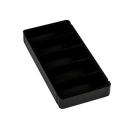 Rev-A-Shelf Edge Manganese 5-Space Case 6-1/2"W x 13-1/16"D x 1-11/16"H, Aluminum - 5E506-16-1