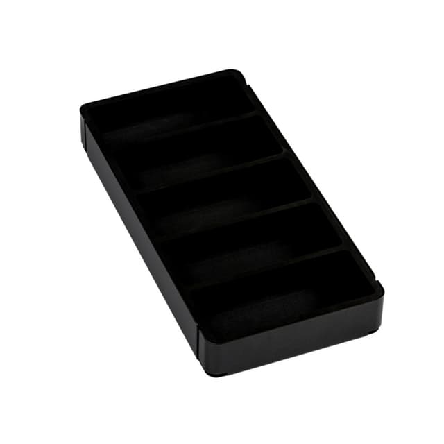 Rev-A-Shelf Edge Manganese 5-Space Case 6-1/2"W x 13-1/16"D x 1-11/16"H, Aluminum - 5E506-16-1