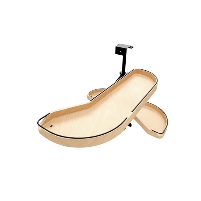 Rev-A-Shelf 487 Craftsman Girasolo Blind Corner Pull-Out, Right Opening / Blind Left Corner Cabinet, 12"