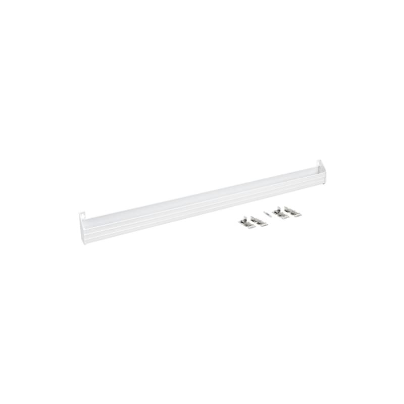 Rev-A-Shelf 6541 Series White 36"L x 1-11/16"D x 3-15/16"H x Self-close Sink Tip Out Tray, No Tab Stop - 6541-36-11-ETH