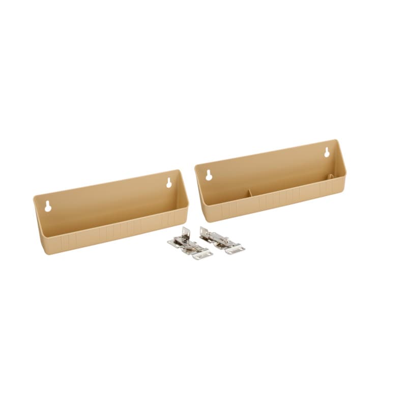 Rev-A-Shelf 6572 Series Almond 11"L x 2-1/8"D x 3-13/16"H x Sink Tip Out Tray, No Tab Stop - 6572-11-15-50