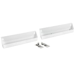 Rev-A-Shelf 6572 Series White 14"L x 2-1/8"D x 3-13/16"H x Sink Tip Out Tray, No Tab Stop - 6572-14-11-50