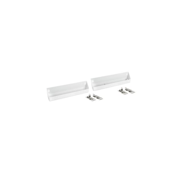Rev-A-Shelf 6572 Series White 14"L x 2-1/8"D x 3-13/16"H x Sink Tip Out Tray, No Tab Stop - 6572-14-11-52