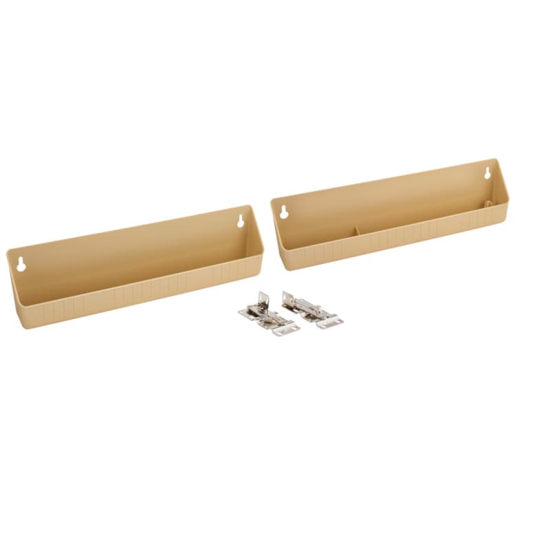Rev-A-Shelf 6572 Series Almond 14"L x 2-1/8"D x 3-13/16"H x Sink Tip Out Tray, No Tab Stop - 6572-14-15-50