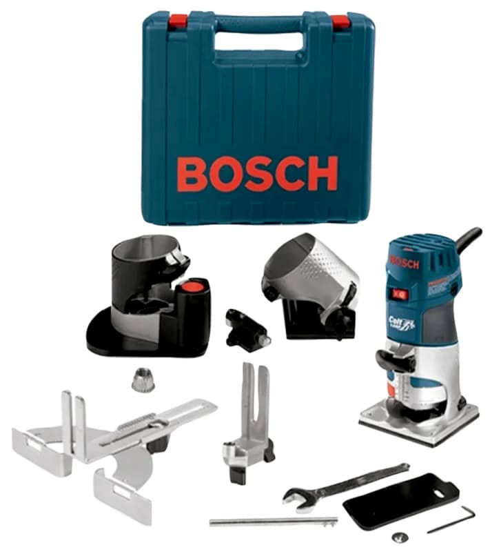 Bosch Palm Router 5.6A 1hp Corded Motor Variable Speed, PR20EVSNK