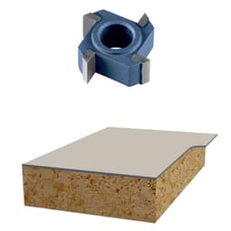 CUTTER, 4-WING FLUSH TRIM, Bosch Power Tools BL85417M