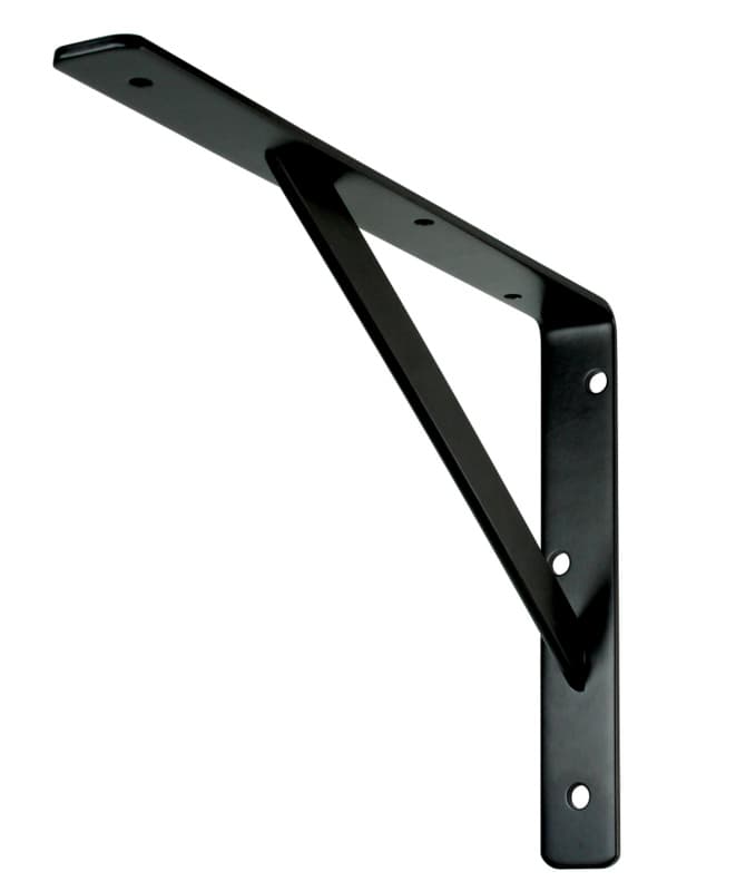 13" Heavy Duty L-Bracket, Black Finish