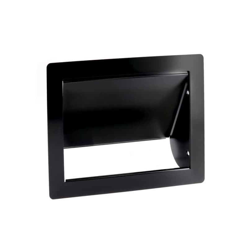 Sugatsune AZ-GD Series 15-1/8"W x 11-37/64"H Multi-Purpose Lid w/Damper, Stainless Steel w/Black Finish, - AZ-GD310-BL