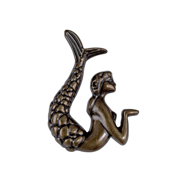 Top Knobs Nautical/Ocean Series 2-1/2 in (64 mm) L x 2 in (51 mm) W Burnished Bronze Knob, - 190L-BB