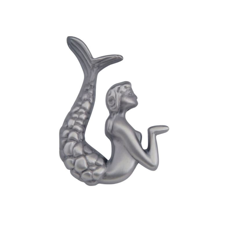 Top Knobs Nautical/Ocean Series 2-1/2 in (64 mm) L x 2 in (51 mm) W Pewter Knob, - 190L-P