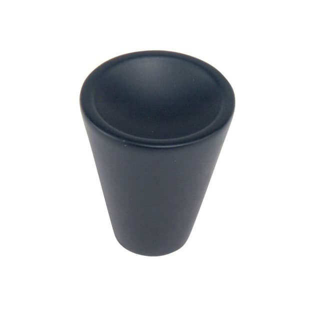 Top Knobs Dap Series 1" (25 mm) Diameter Matte BlackKnob, - 228-BL
