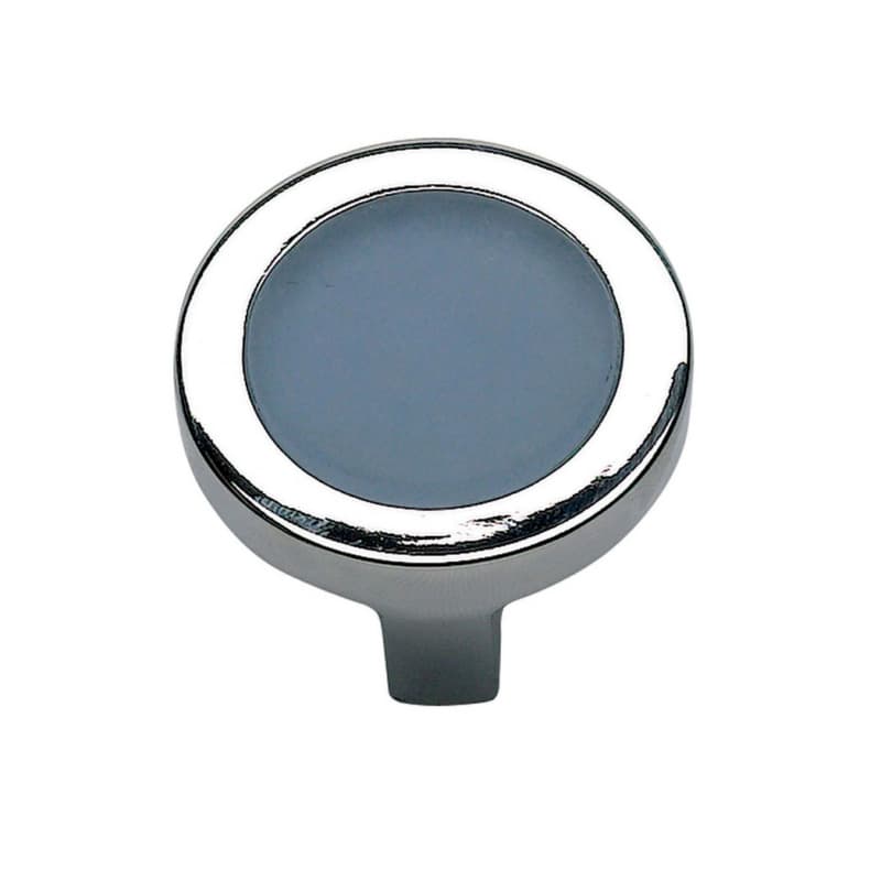 Top Knobs Spa 1-1/4" (32 mm) Diameter Polished ChromeKnob, 229-BLU-CH
