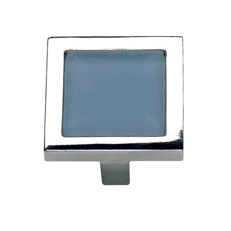 Top Knobs Spa Series 1-3/8 in (35 mm) L x 1-3/8 in (35 mm) W Polished Chrome Knob, - 230-BLU-CH