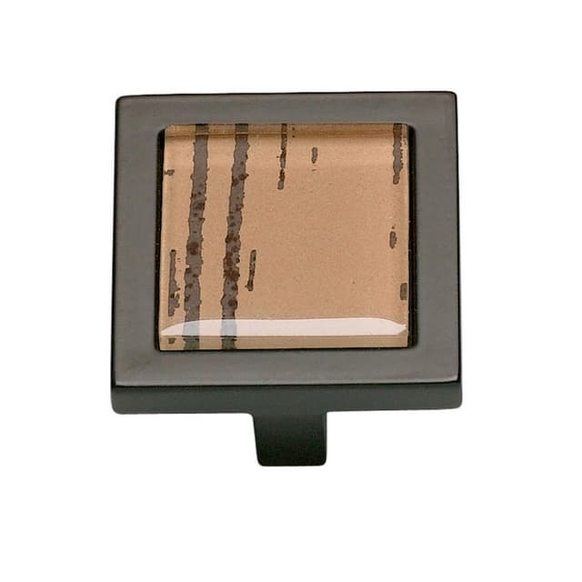 Top Knobs Spa Series 1-3/8 in (35 mm) L x 1-3/8 in (35 mm) W Aged Bronze Knob, - 230-OW-O