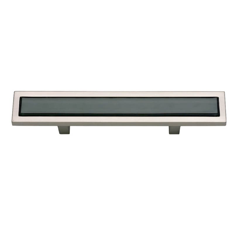 Top Knobs Spa Series 3" (76 mm) Center to Center Brushed Nickel Pull, - 231-BLK-BRN