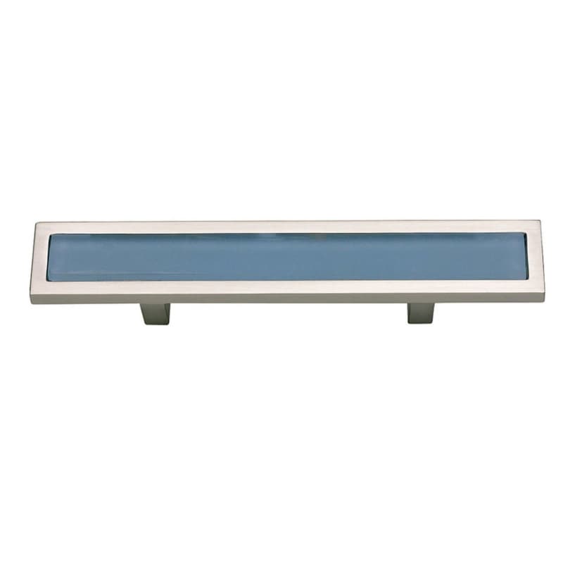 Top Knobs Spa Series 3" (76 mm) Center to Center Brushed Nickel Pull, - 231-BLU-BRN