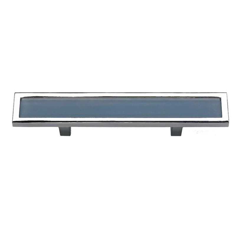 Top Knobs Spa 3" (76 mm) Center to Center Polished Chrome Pull, 231-BLU-CH
