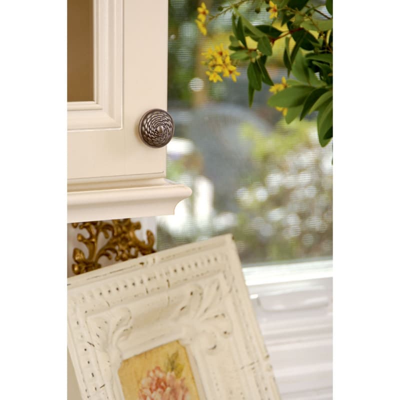 Top Knobs Mandalay Series 1-5/16" (33 mm) Diameter Brushed NickelKnob, - 236-BRN