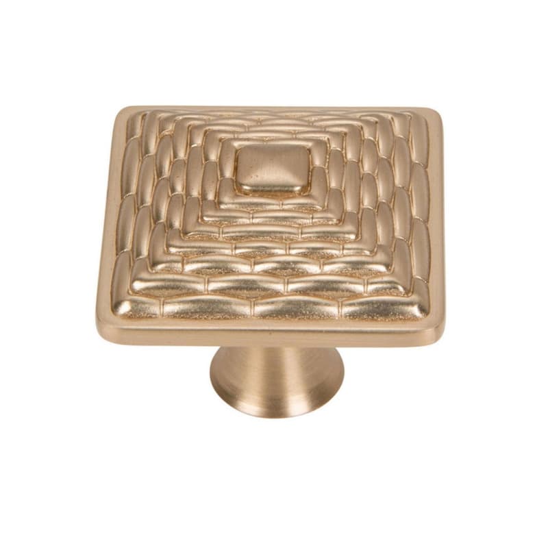 Top Knobs Mandalay Series 1-1/4 in (32 mm) L x 1-1/4 in (32 mm) W Champagne Knob, - 237-CM