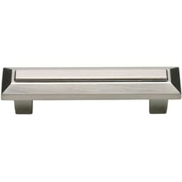 Top Knobs Trocadero Series 3" (76 mm) Center to Center Brushed Nickel Pull, - 241-BRN
