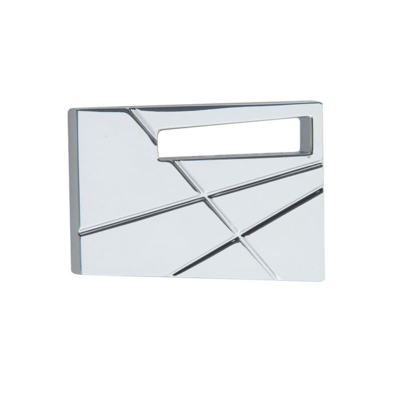 Top Knobs Modernist 1-3/4" (44 mm) L x 1-1/4" (32 mm) W Polished Chrome Knob, 252R-CH