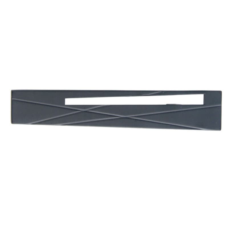 Top Knobs Modernist 3" (76 mm) Center to Center Matte Black Pull, 253R-BL