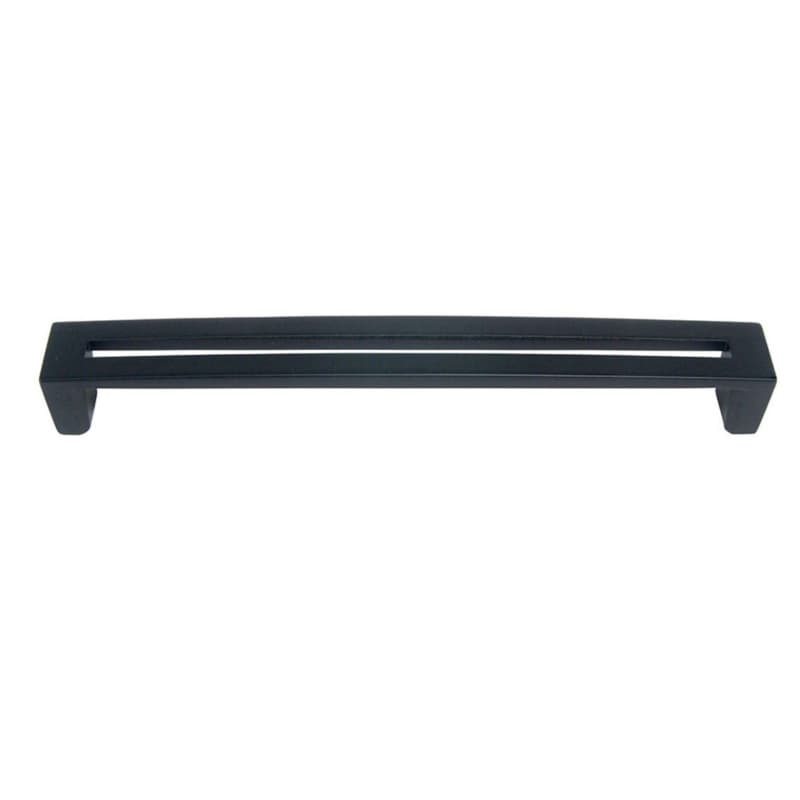Top Knobs Centinel 7-9/16" (192 mm) Center to Center Matte Black Pull, 256-BL