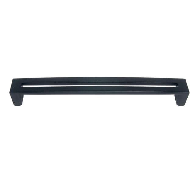 Top Knobs Centinel Series 7-9/16" (192 mm) Center to Center Matte Black Pull, - 256-BL